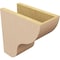 Ekena Millwork 6"W x 12"D x 12"H Classic Greensboro Rough Cedar Woodgrain TimberThane Corbel, Primed Tan CORUR06X12X12GRNRCPR - alternate 4
